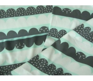 Jersey Bär Kombi Waves mint